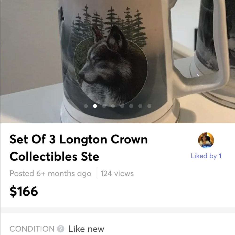 Collectors WOLF Beer Steins - Picture 8 of 8